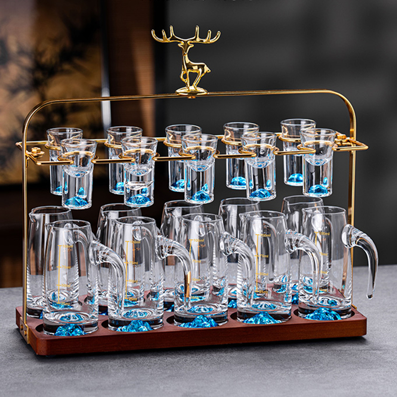 Crystal Wine Glass - High-End Chinese Style Crystal Glass White