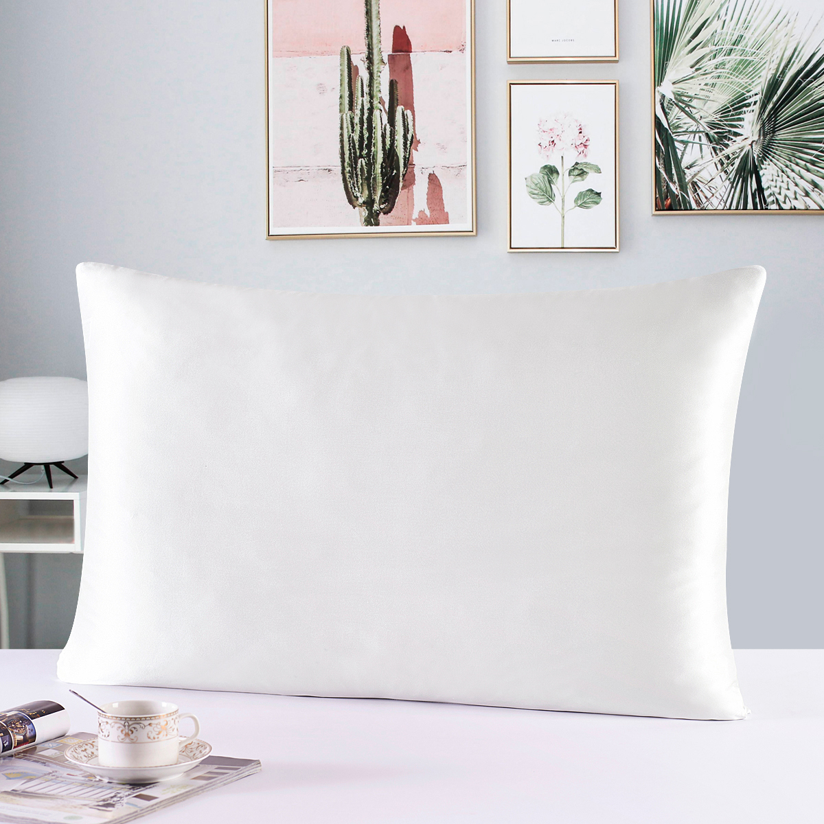 Silk Pillowcase Set - 100% Nature Mulberry Silk Pillowcase Zipper