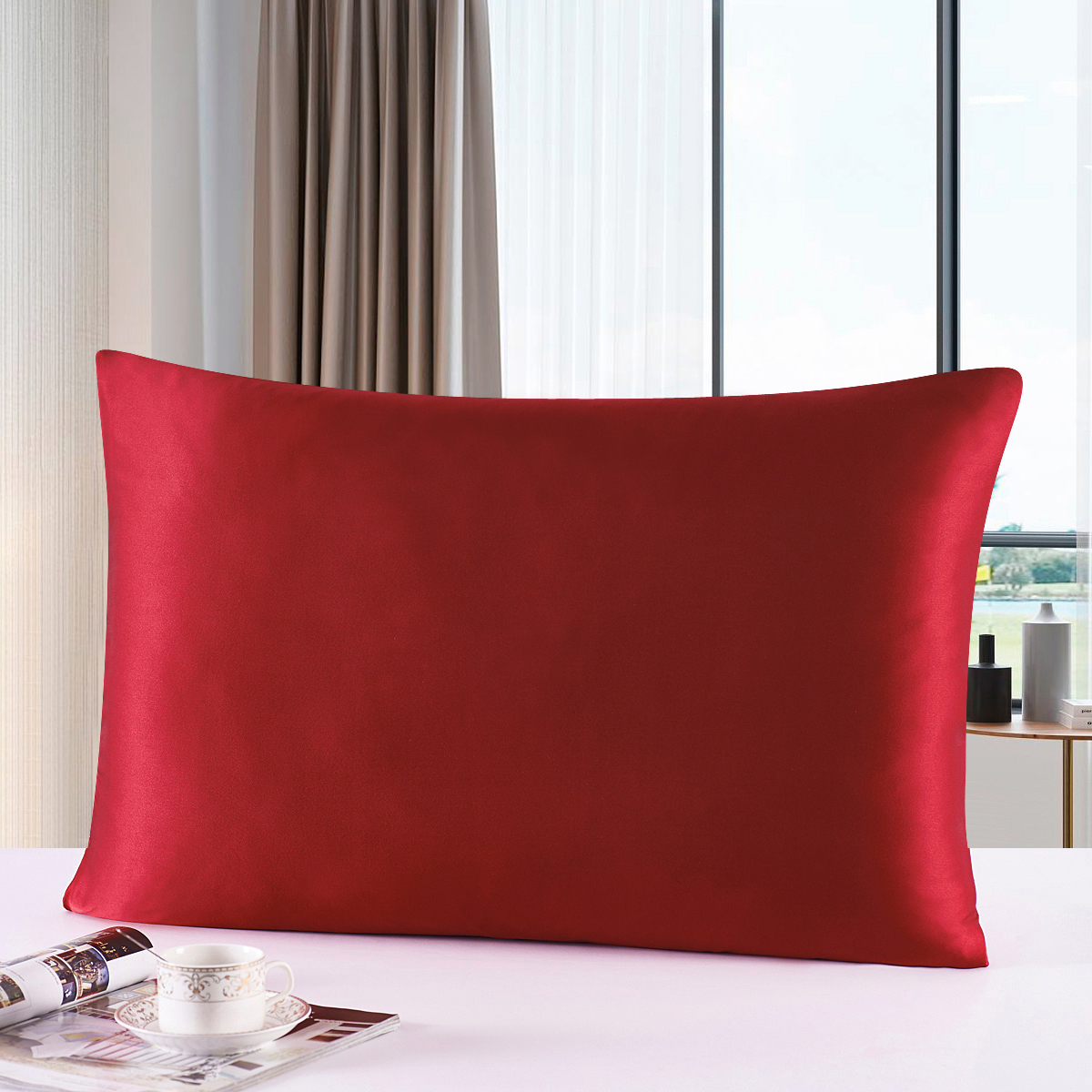 Silk Zipper Pillowcase 1pc 19m - đánh giá và giá Silk Pillowcase Set