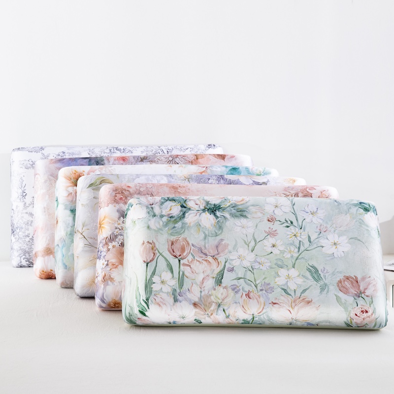 Floral Printed Cooling Pillowc - đánh giá và giá Silk Pillowcase Set