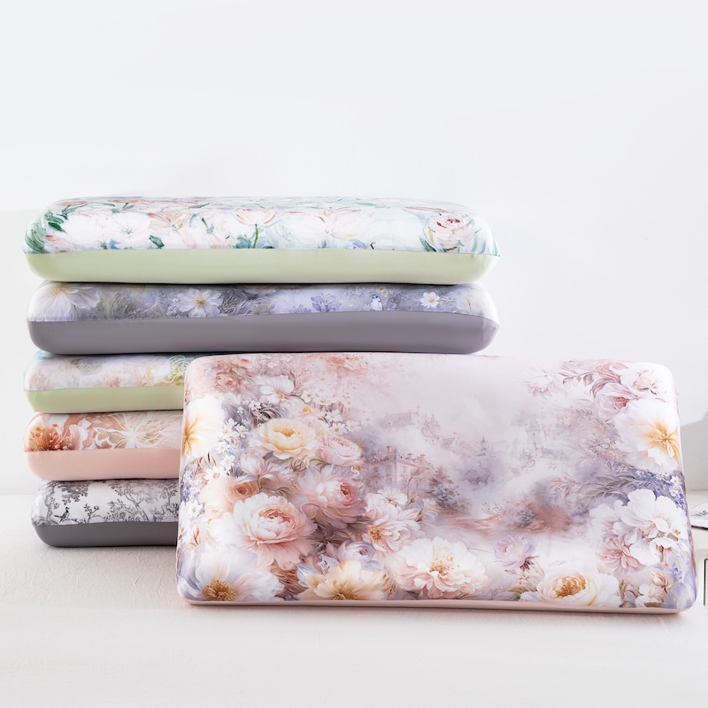 Floral Printed Cooling Pillowc - đánh giá và giá Silk Pillowcase Set