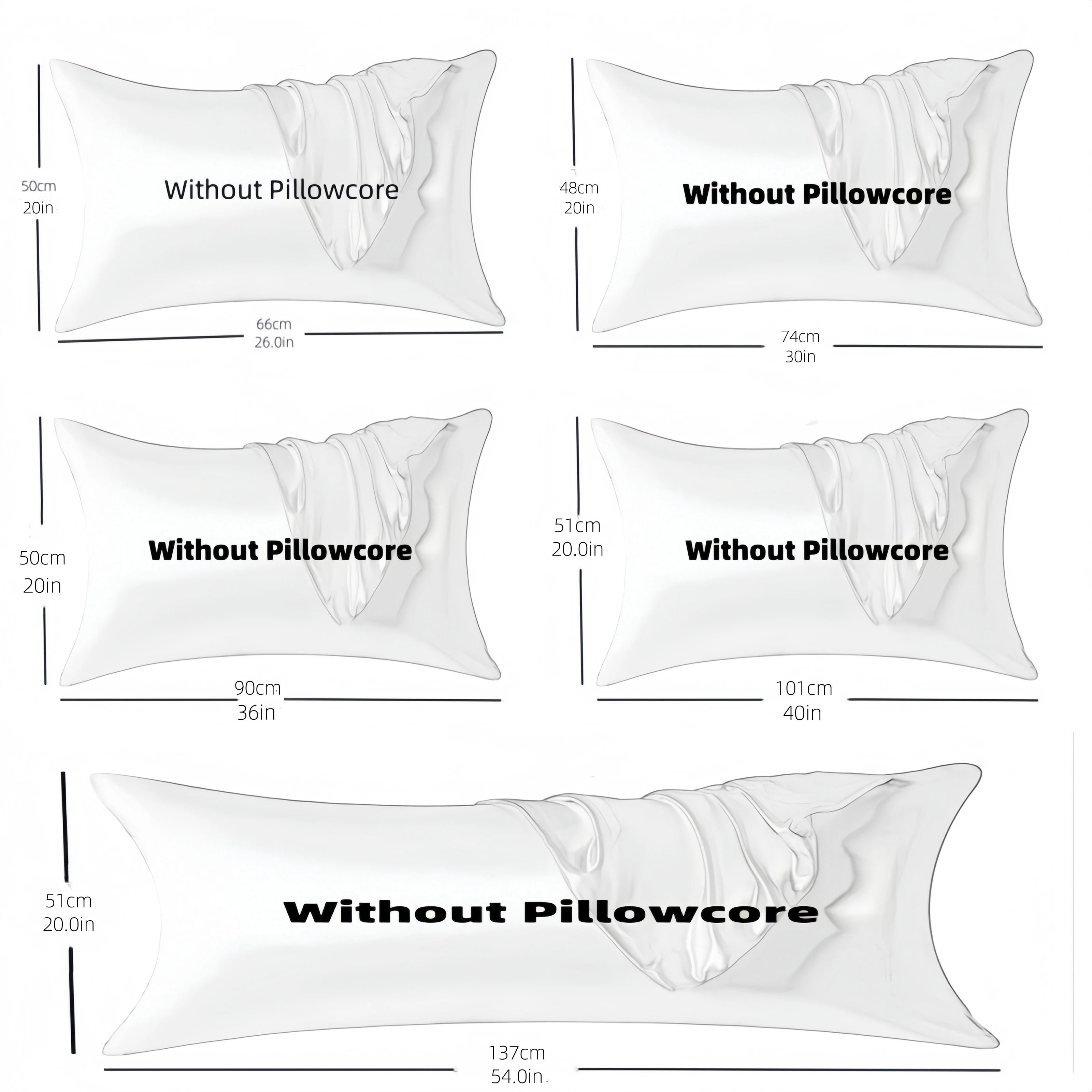 Kuup 1/2pcs Pillowcase Pillow  - đánh giá và giá Silk Pillowcase Set