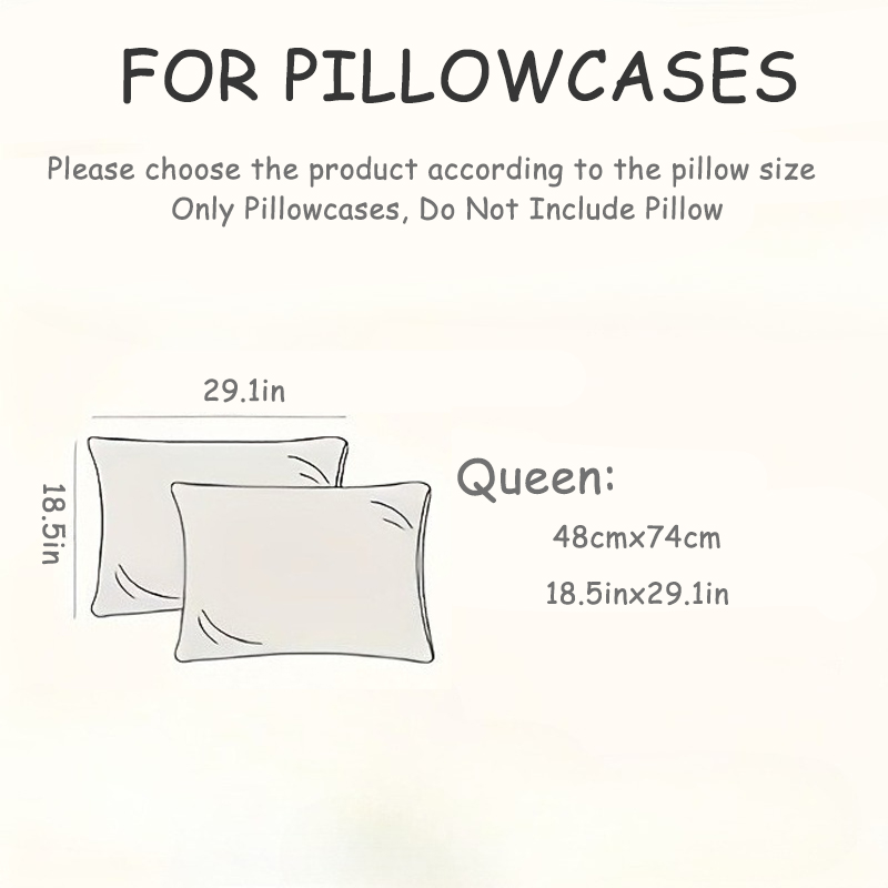 2-piece Set Solid Color Imitat - đánh giá và giá Silk Pillowcase Set