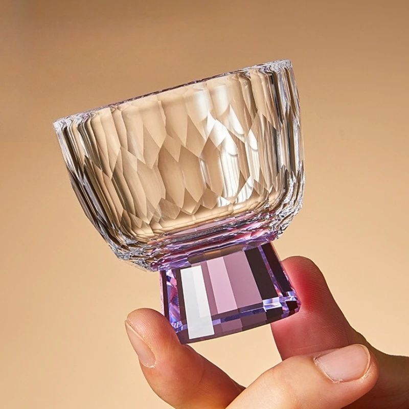 1 Pcs 50ml Diamond Cutting Cry - đánh giá và giá Crystal Wine Glass