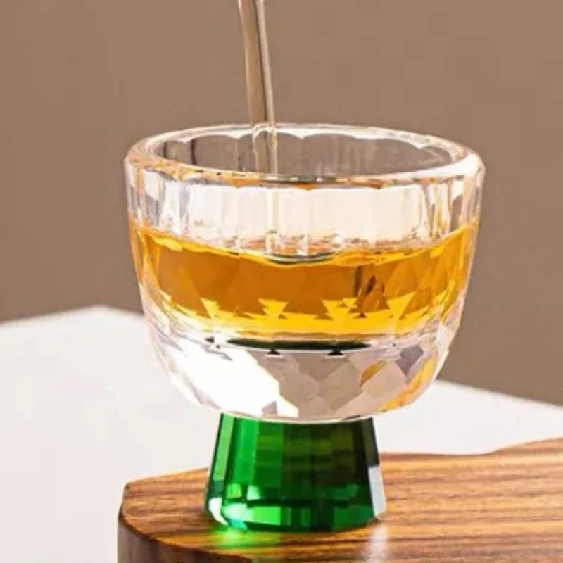 1 Pcs 50ml Diamond Cutting Cry - đánh giá và giá Crystal Wine Glass