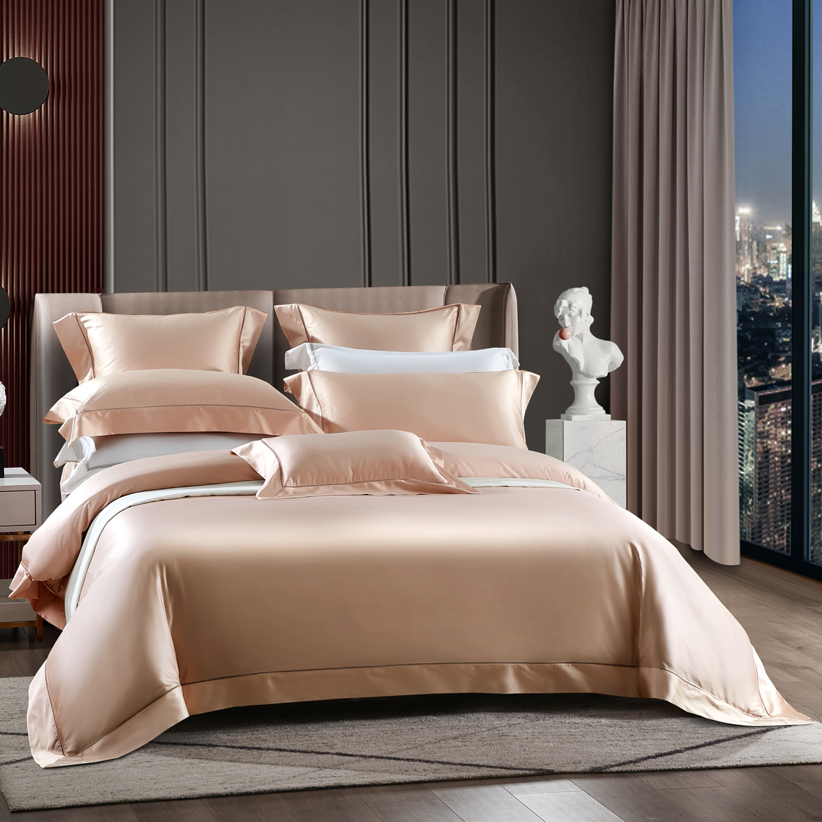 100% Egyptian Cotton Sheet Pil - đánh giá và giá Silk Pillowcase Set