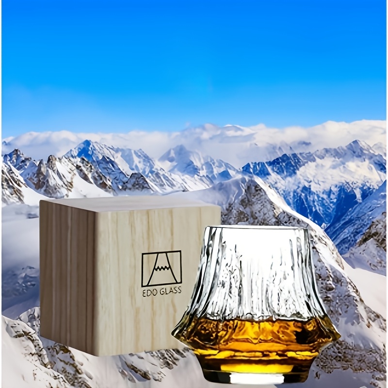 Fuji Mountain Inspired Whiskey - đánh giá và giá Crystal Wine Glass